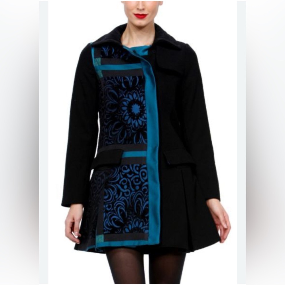 Desigual from Barcelona 38 patchwork coat